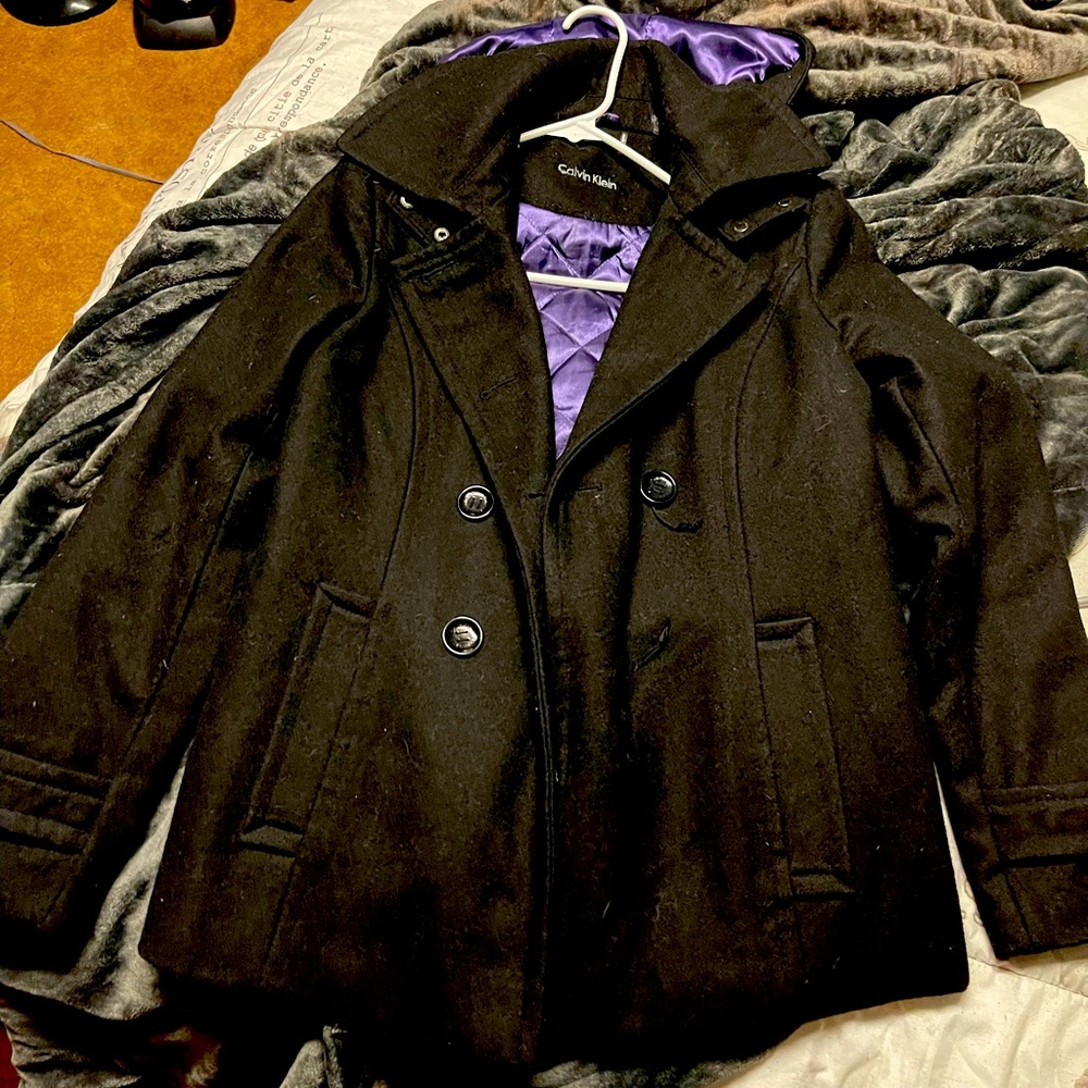 CALVIN CLEIN PEA COAT